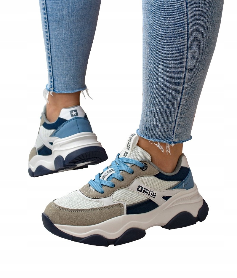 

Sneakersy damskie Big Star JJ274580 Białe 37