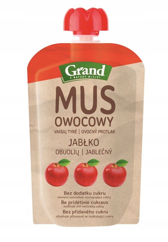 13X Mus owocowy JABŁKO 100g