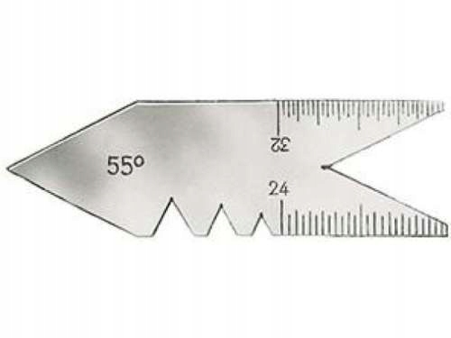 Format Sprawdzian do zarysu gwintów 60 Gr. Kod producenta DRS-cz72H