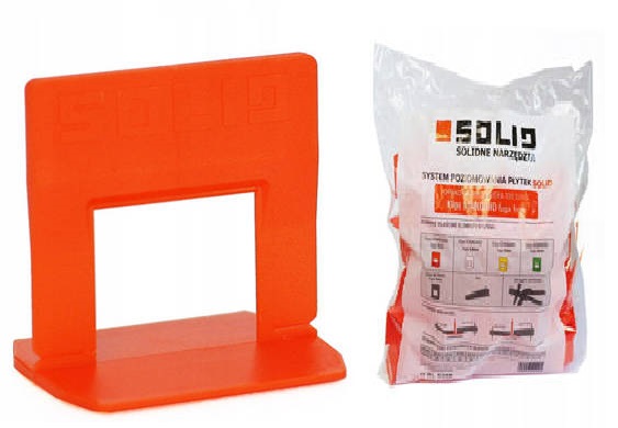 Solid System Poziomowania Płytek Klips 1 mm 440szt