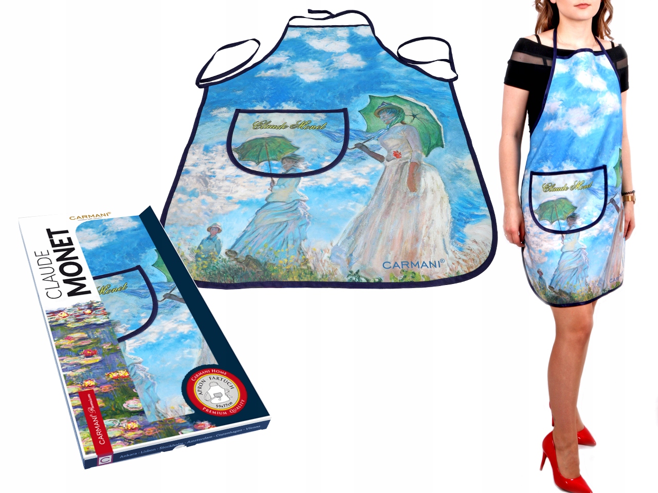 

Fartuszek kuchenny C. Monet, Kobieta z parasolem