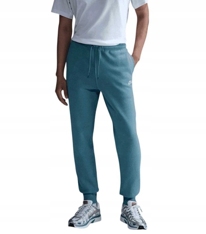 Pánské teplákové kalhoty Nike Tyrkysové Club Fleece FN3787-464 Vel. XXL