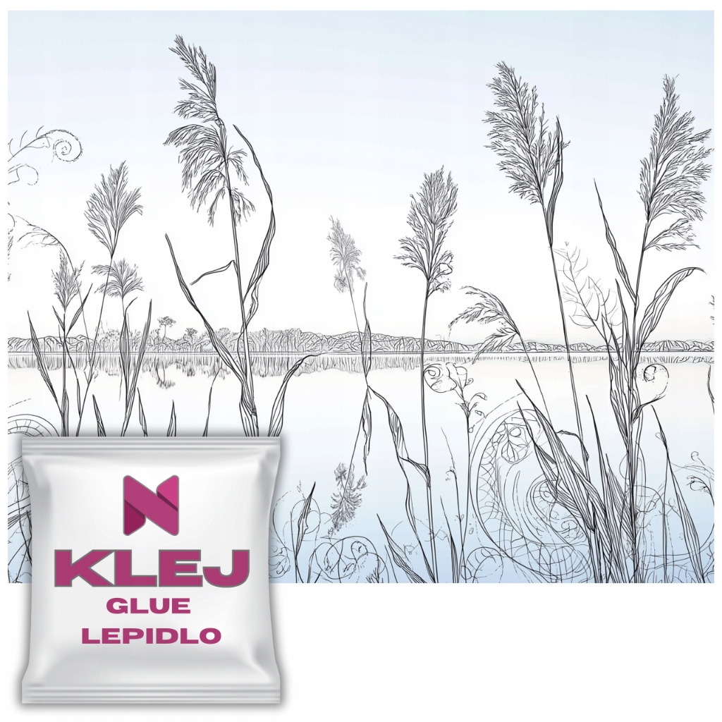 Fototapeta do obývacího pokoje ložnice Krajina Jezero Tapeta Tráva Boho 148x220