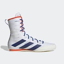 Boxerské boty Adidas Box Hog 4 white/navy JP9847 vel 42 2/3