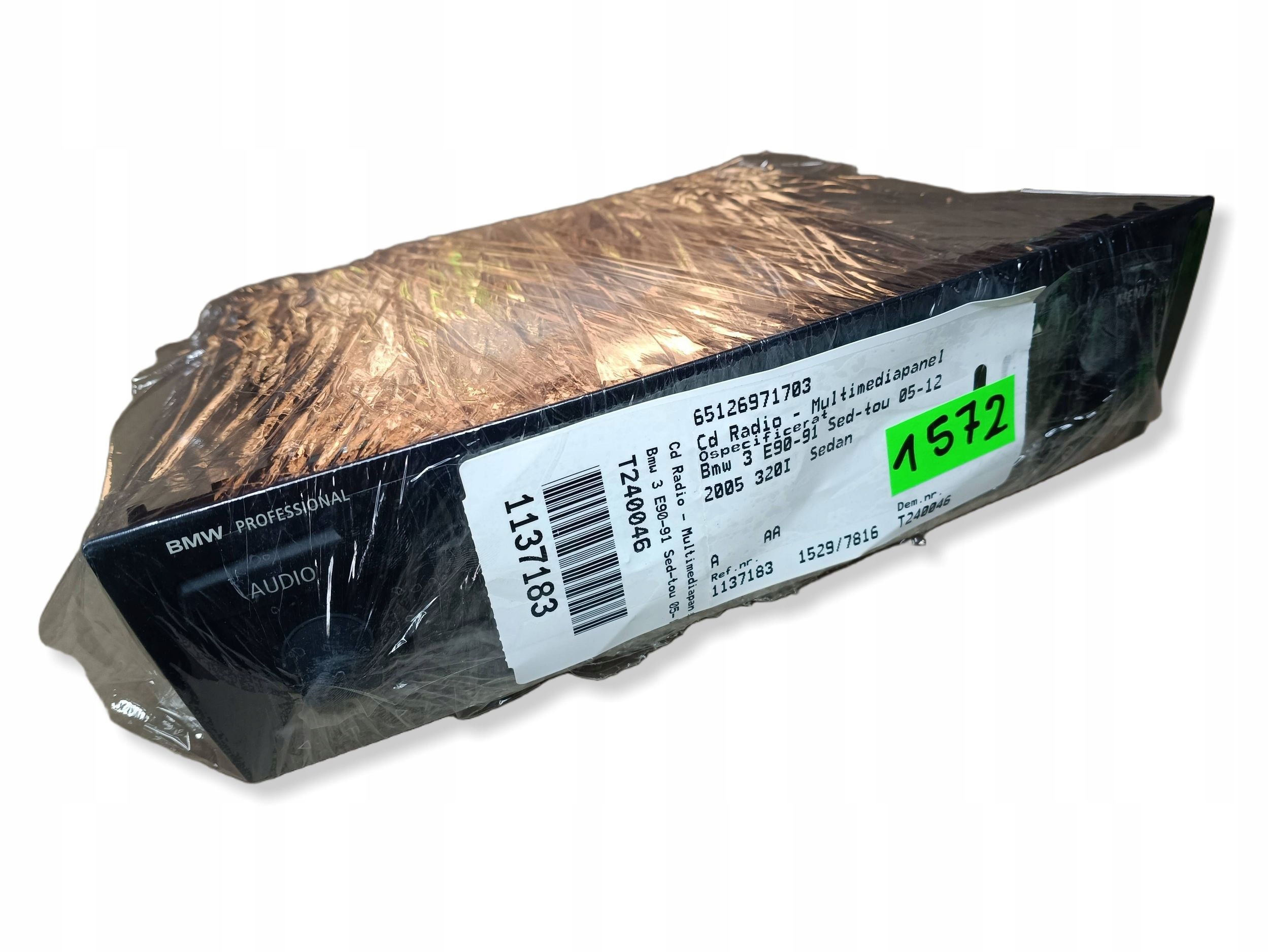 RADIO CD PROFESSIONAL BMW 3 E90 E91 6971703