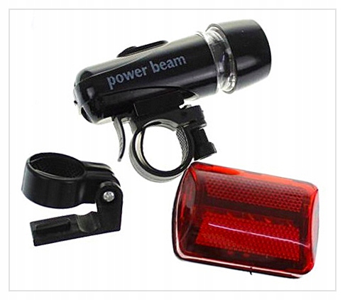 KodDB:88414 Zestaw Lampek Rowerowych M6G26 Tył Przód