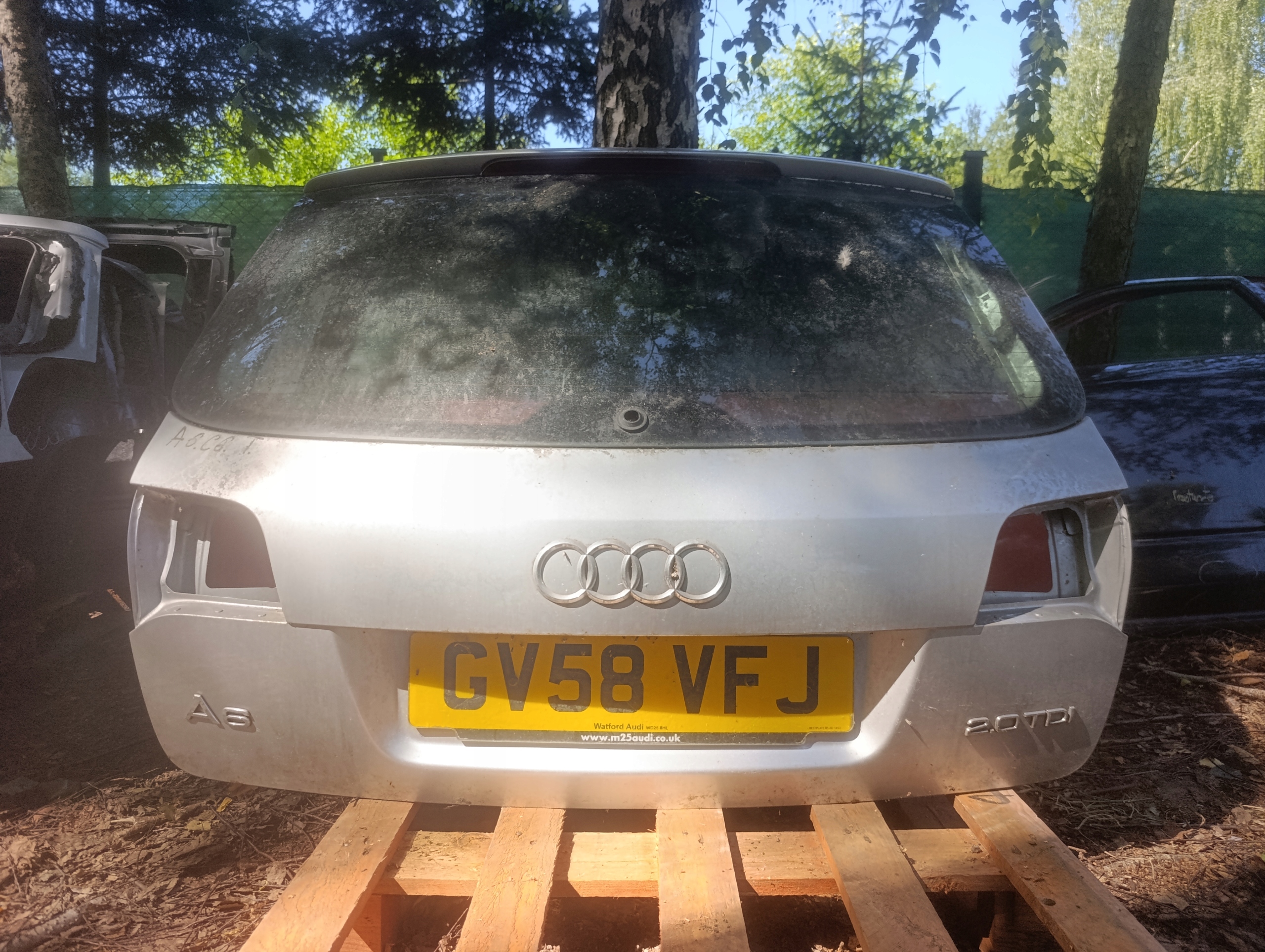 trunk door boot audi a6 c6 ly7w kombi