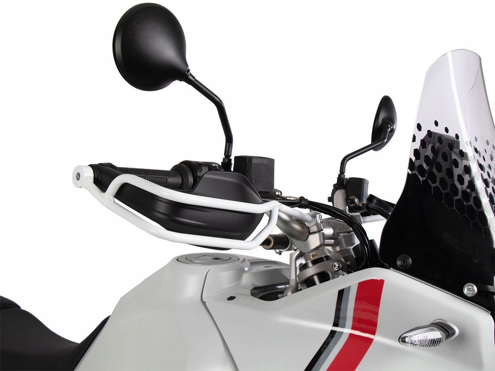 Sada chráničov rúk biela (ľavá pravá strana) pre Ducati DesertX (2022-)