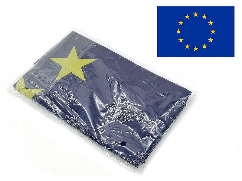 flaga Eu 90 x 60 cm na drzewiec