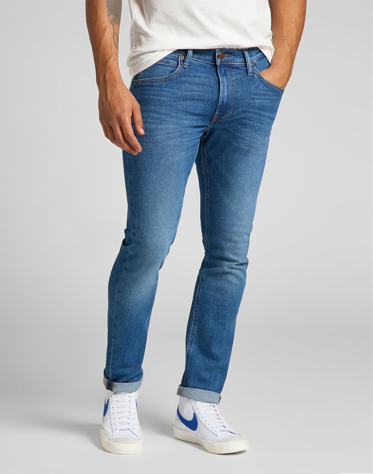 Lee Luke Slim Tapered jeansy Nowe 31/34 pas 83