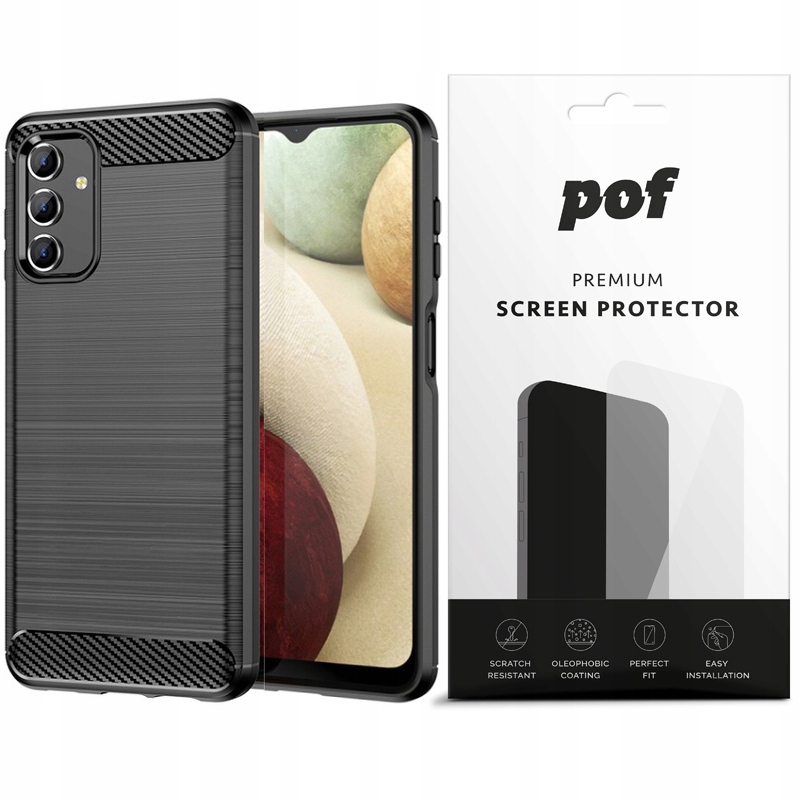 

Etui Pancerne Carbon Do Galaxy A04S Szkło Pof