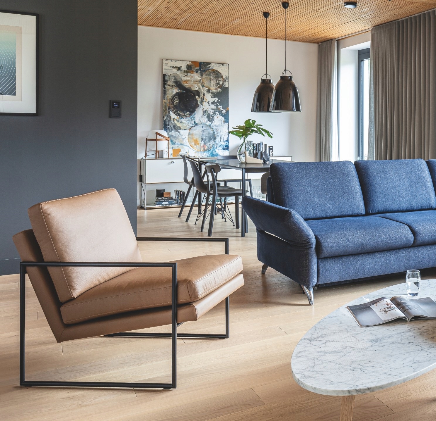 Fotel designerski loft miękki WAJNERT MODERN Kod producenta FOT.BF