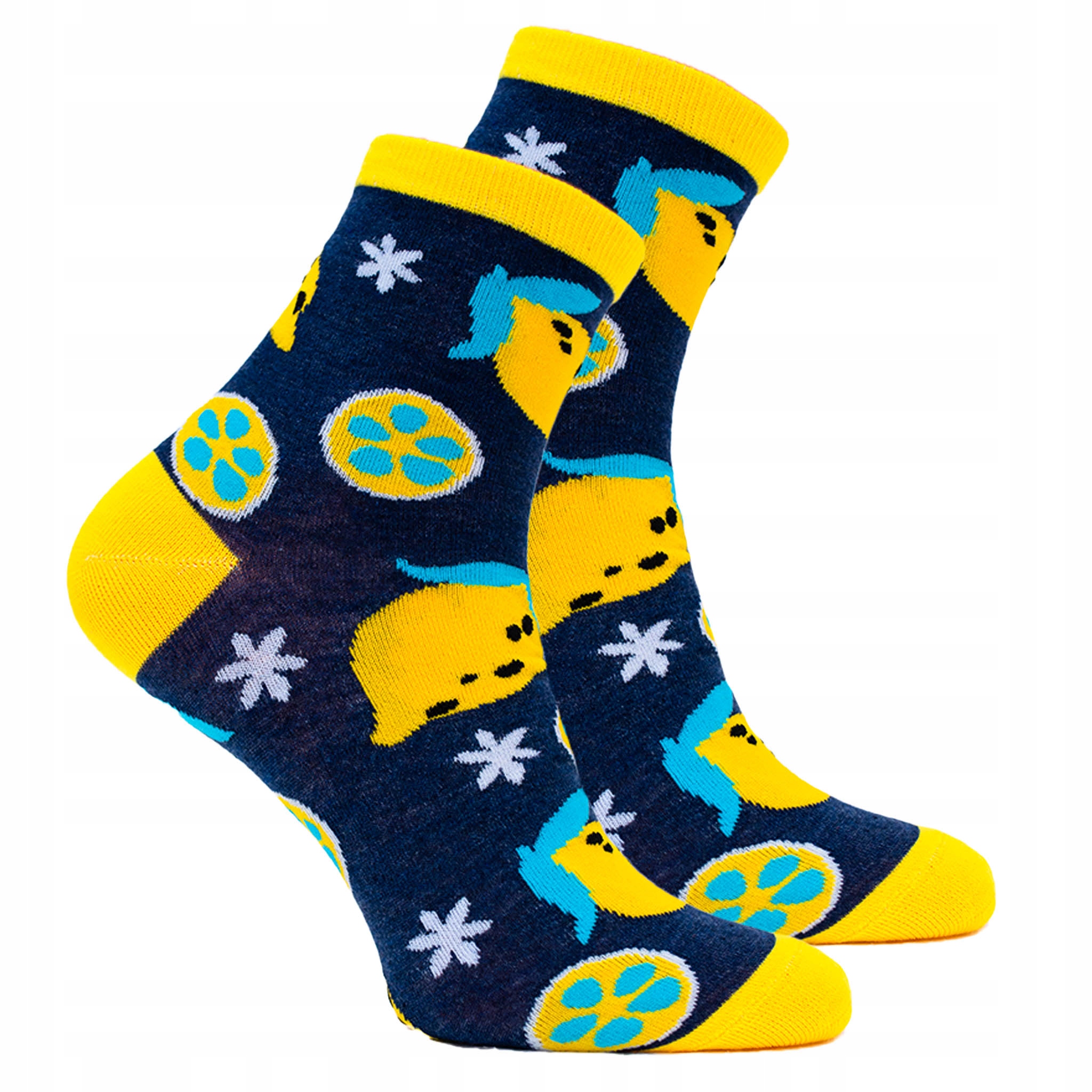 10x KOLOROWE SKARPETY DAMSKIE CIEPŁE DŁUGIE Fason Skarpetki