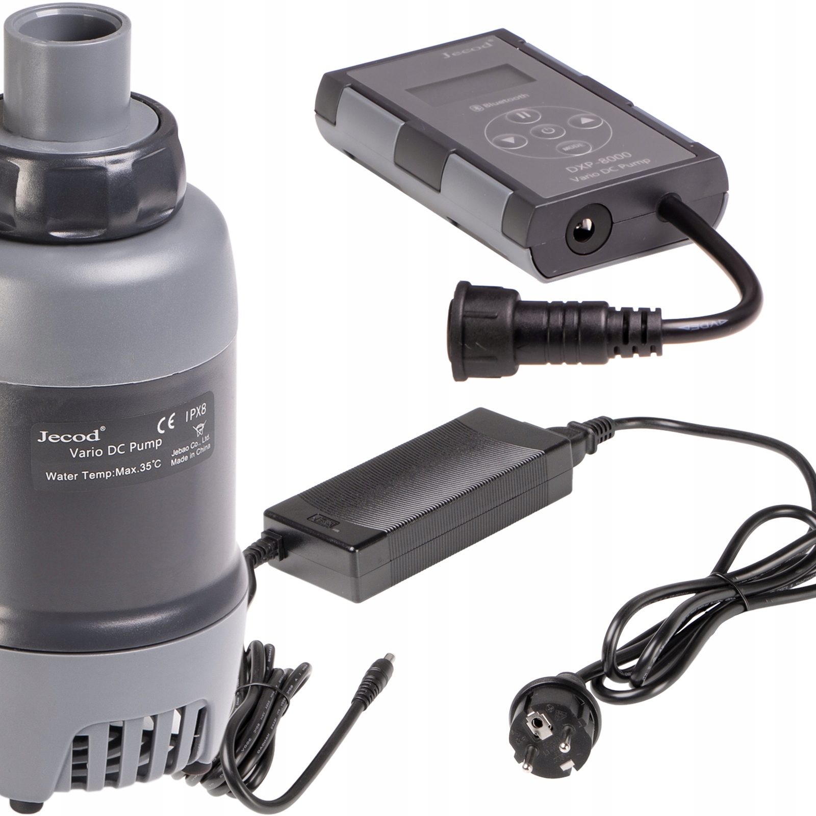 Univerzálna A Tichá Obehová Pumpa S Bluetooth Jecod DXP-8000 Výkonná