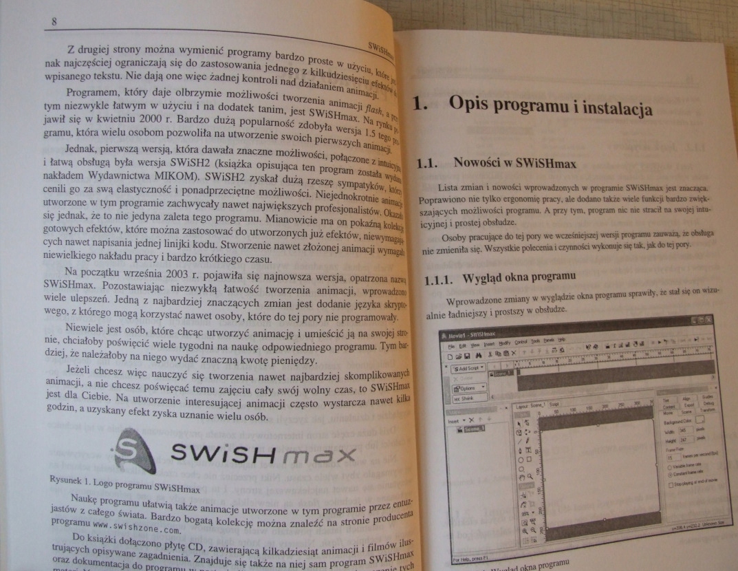 R. Zimek - SWiSHmax! Animacje Flash 2004 Język publikacji polski