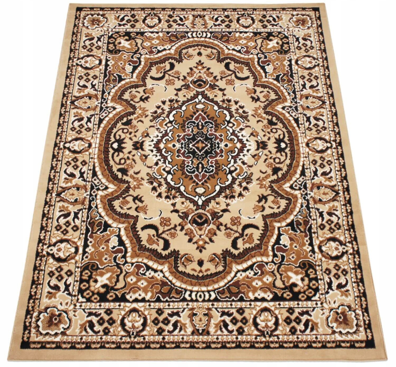 Turecký Koberec Klasický Béžový Turecké Koberce Do Obývačky Bcf 150X210