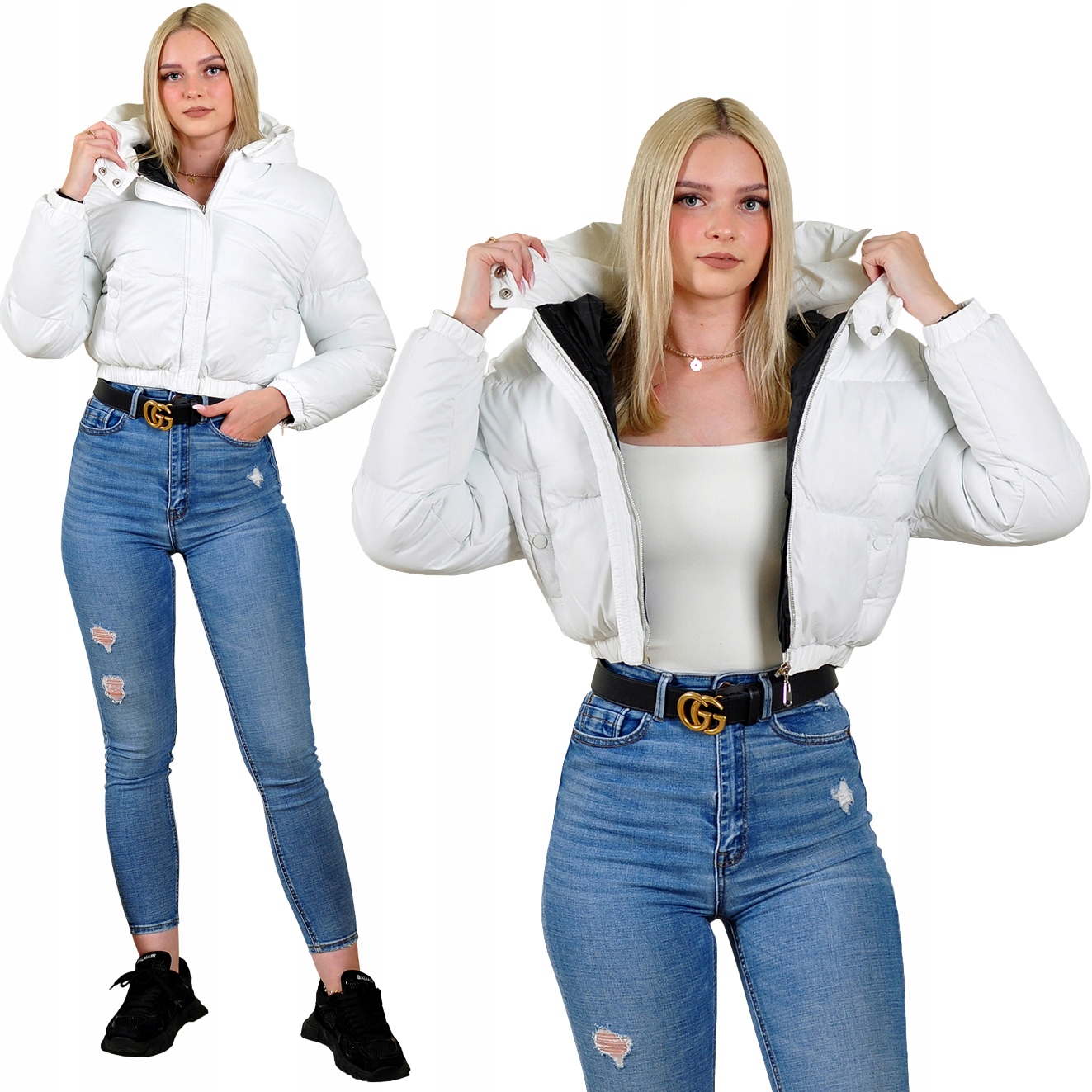 Dámská prošívaná zimní Bomber M3260-281 vel. XL