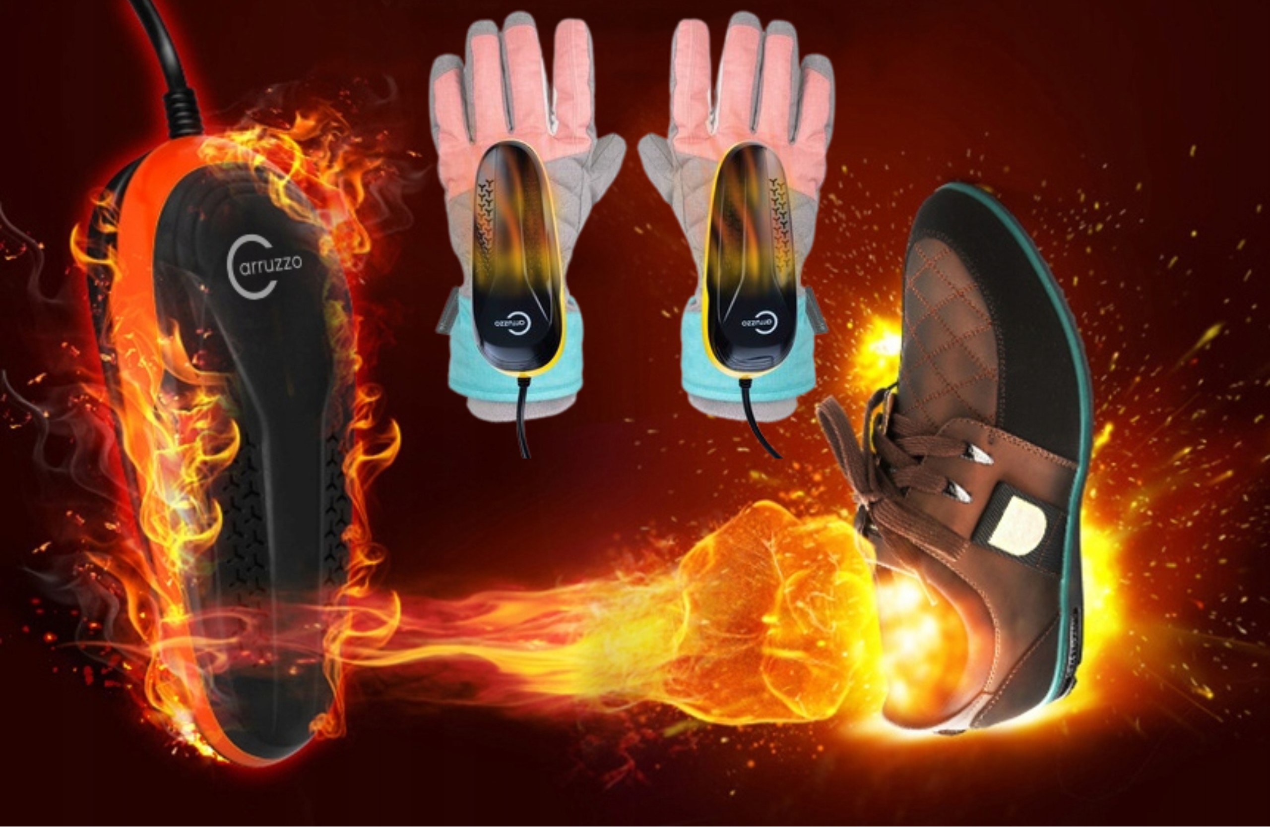 SUSZARKA DO BUTÓW ODZIEŻY RĘKAWICZEK OZON DEZYNFEKCJA POCHŁANIACZ ZAPACHÓW Marka Carruzzo