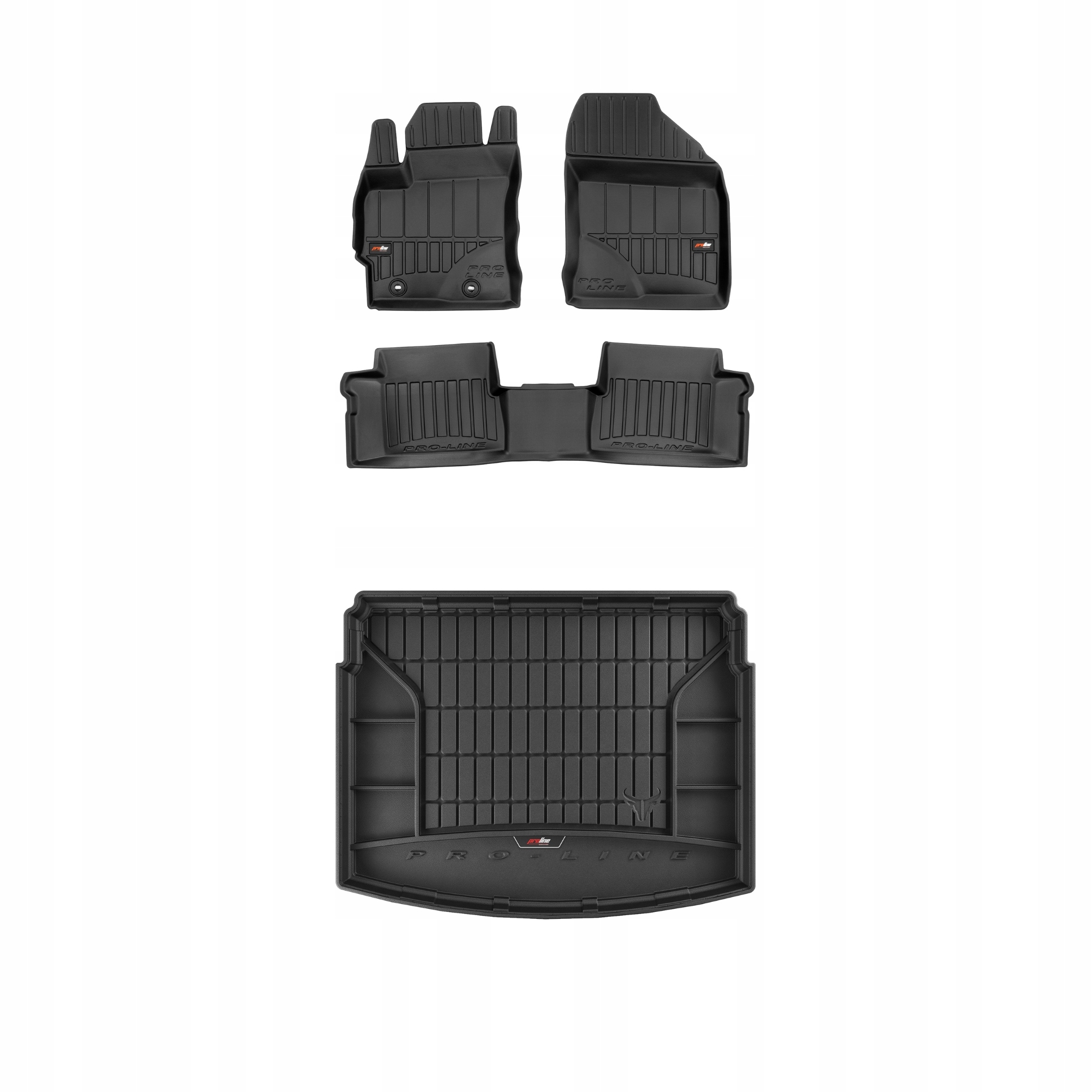 Frogum 3D Sada gumových koberců a rohože s logem pro Toyota Auris II