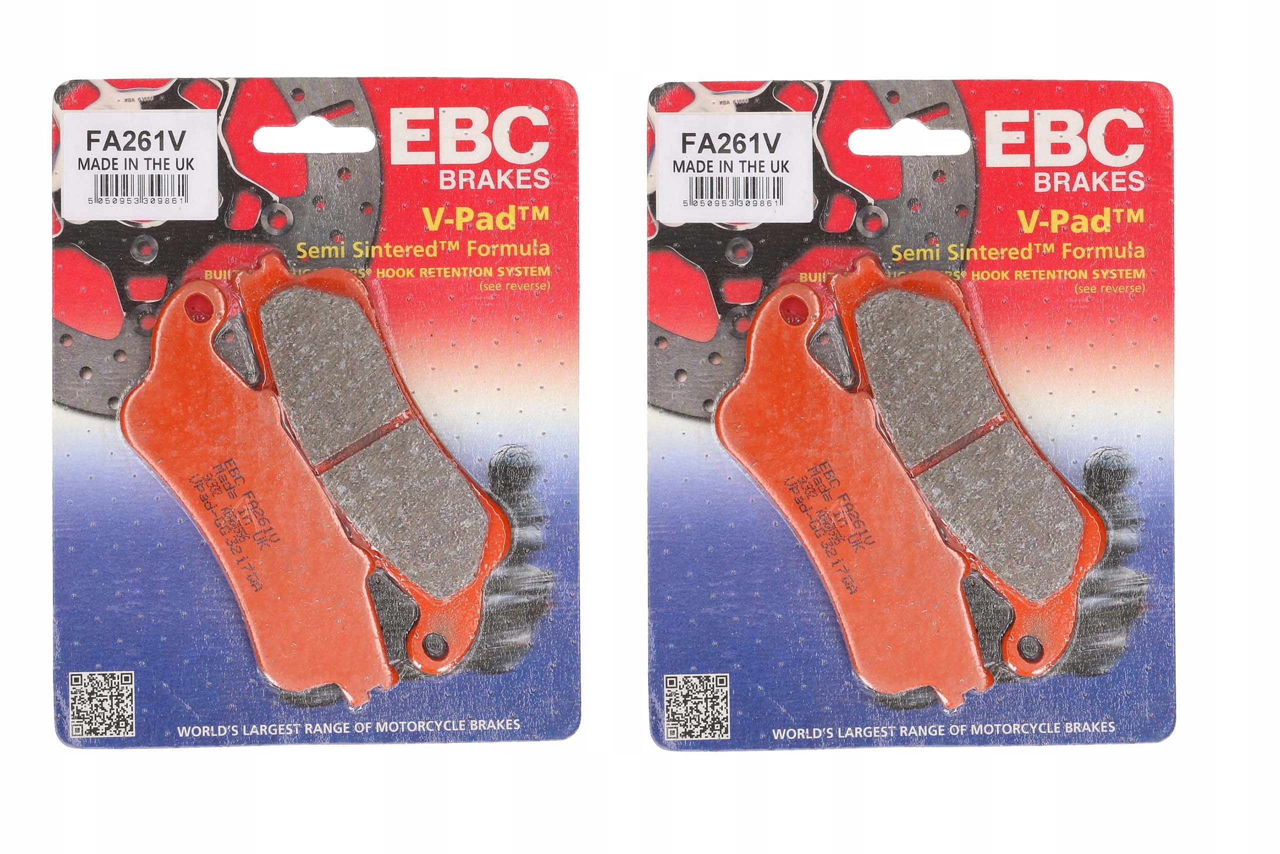 204087 - Колодки КПЛ передние ЕЦБ Honda GL 1800 Gold Wing 01-17