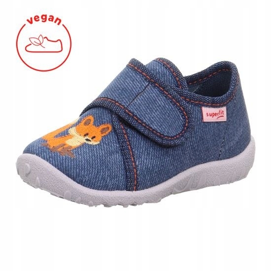 Pantofle Tekstylne Kapcie Superfit Spotty Fox Lisek R.21