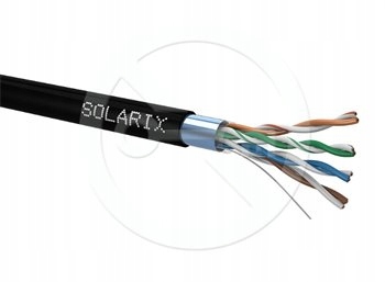 Instalační kabel Solarix CAT5E Ftp Pe Fca 100m/box SXKD-5E-FTP-PE