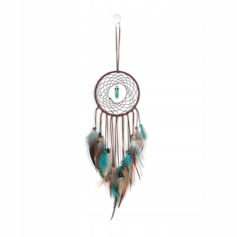 

Łapacz Snów Dream Catcher Rzemyk I Kryształ 35cm