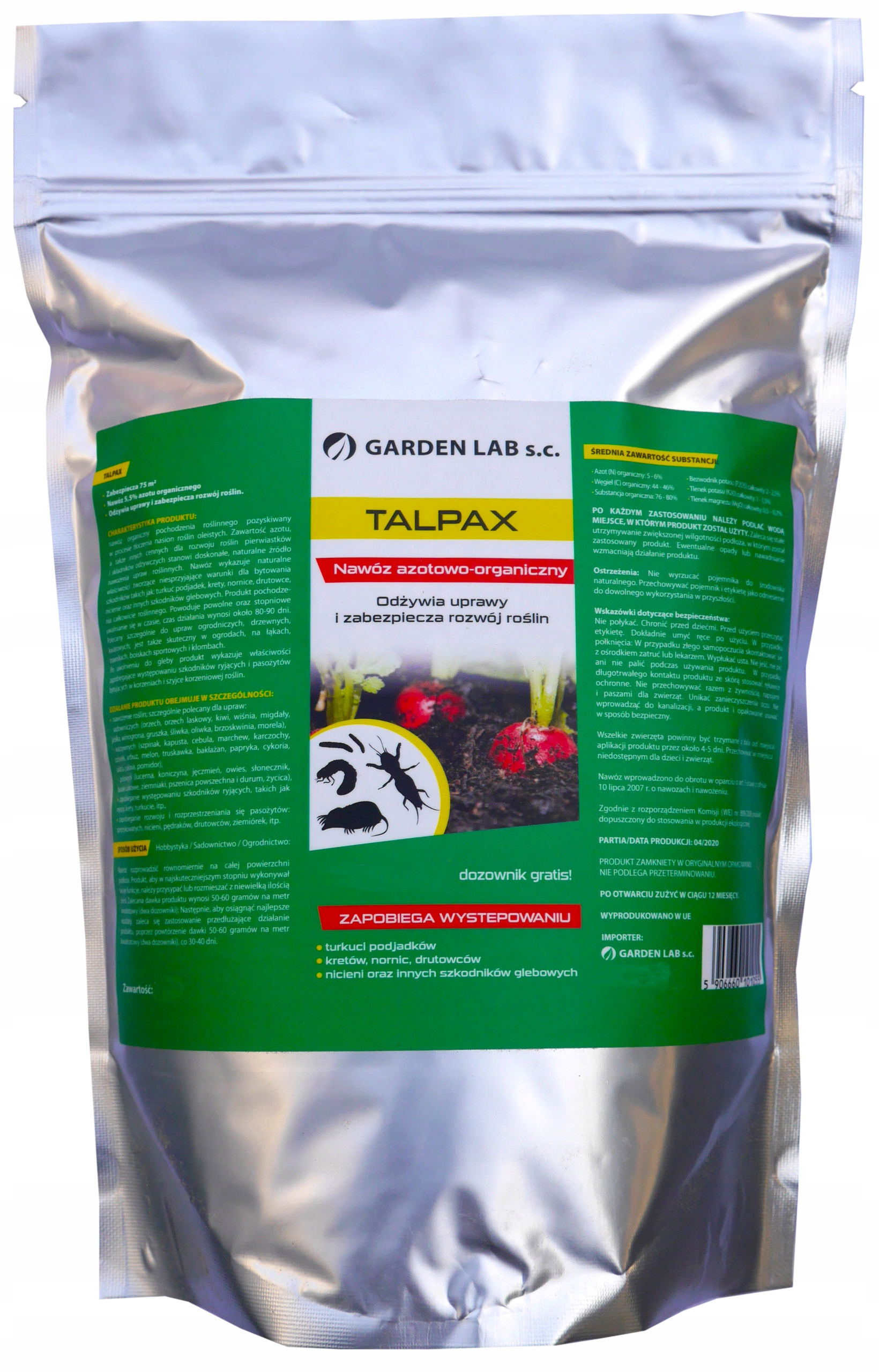 

Talpax Na Pędraki Turkucie Nicienie I Krety 5 Kg
