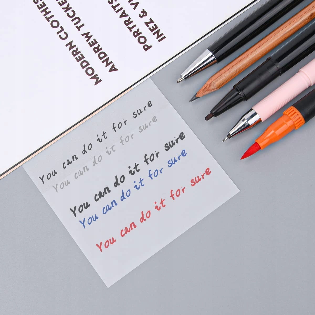 KARTECZKI SAMOPRZYLEPNE PRZEZROCZYSTE 75x75mm-200s Marka inna