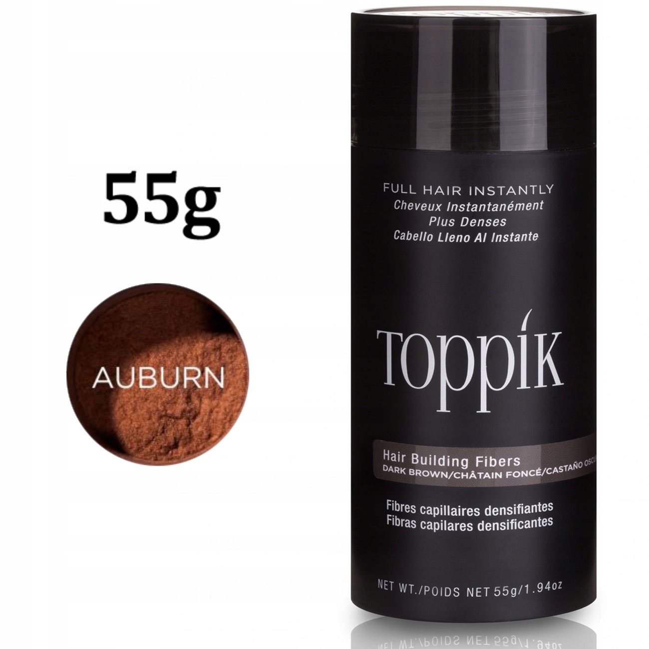 Originální kosmetika Toppik 55 g Kaštanová