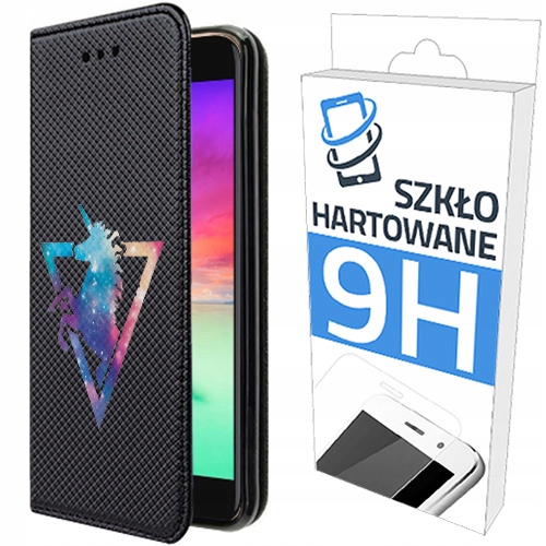 

150 wz Etui Z Klapką+szkło do Lg K10 2017