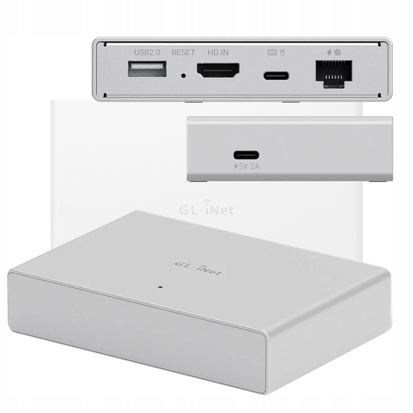 Przełącznik KVM IP HDMI 4K PoE USB Comet PoE GL-RM1PE