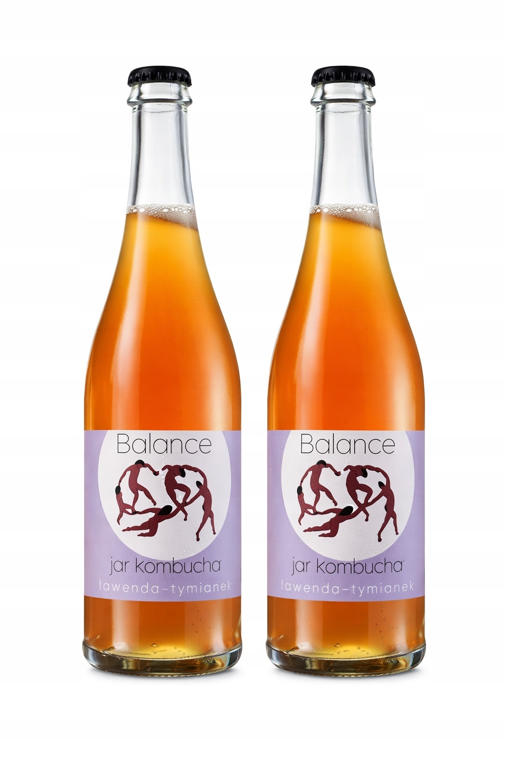 Balance Kombucha Bio Sada 2 × 750 ml – Levandule & Tymián bez přísad