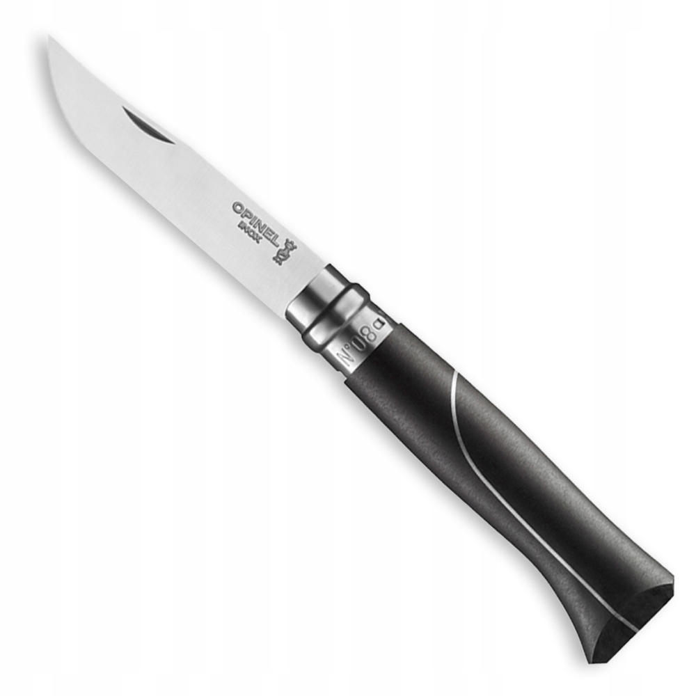 Nůž Opinel Tradition N°08 Inox Ellipse Ebenové dřevo