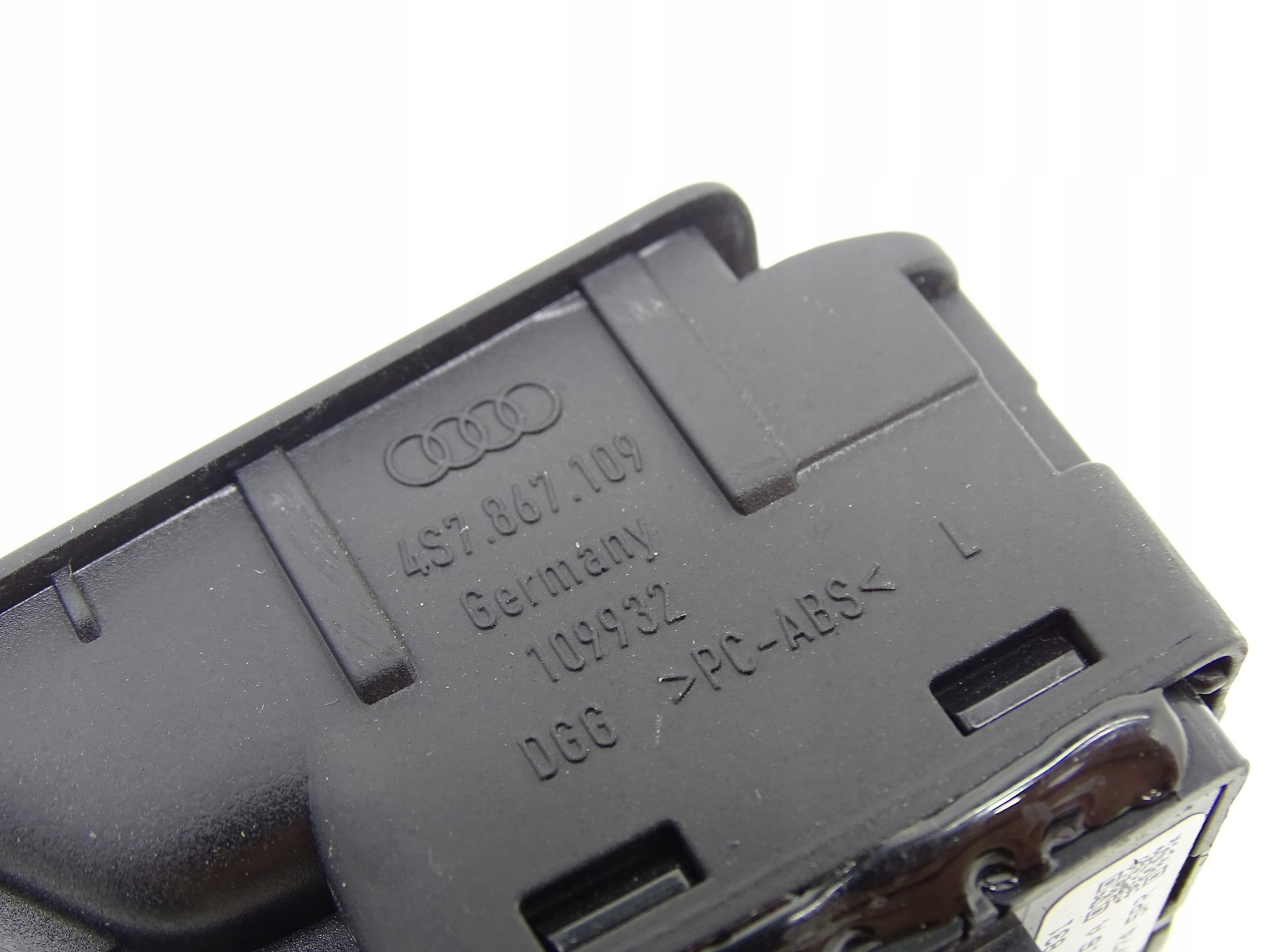 button opening control switch bonnet AUDI R8 4S SPYDER 16- EU 4S0959831