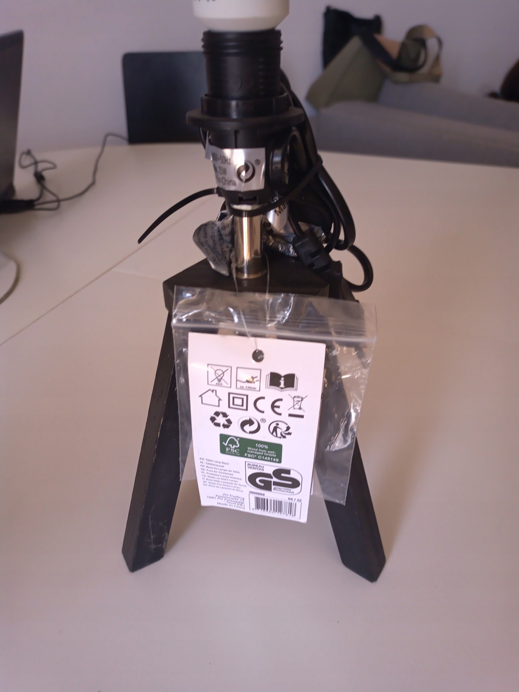 Podstawa do lampy stołowej czarna E14 Kolekcja Redlux