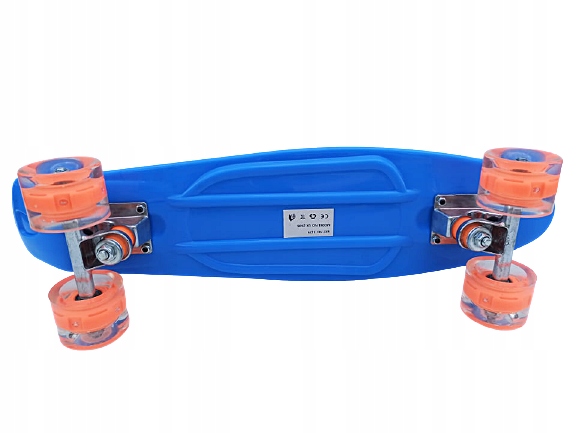 FISZKA DESKOROLKA DLA DZIECI ABEC-7 ŚWIECĄCE KOŁA LED SOLIDNA kolory Długość decku 56 cm