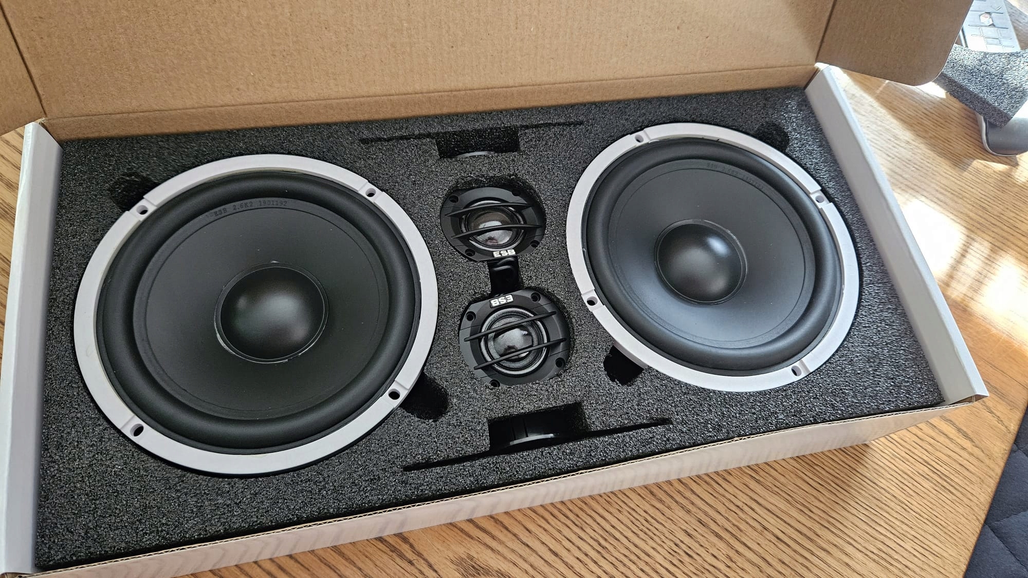 Zestaw GŁOŚNIKÓW Samochodowych ESB 2.6K2 165mm 2x120W RMS System Car Audio Kod producenta ESB 2.6 K2