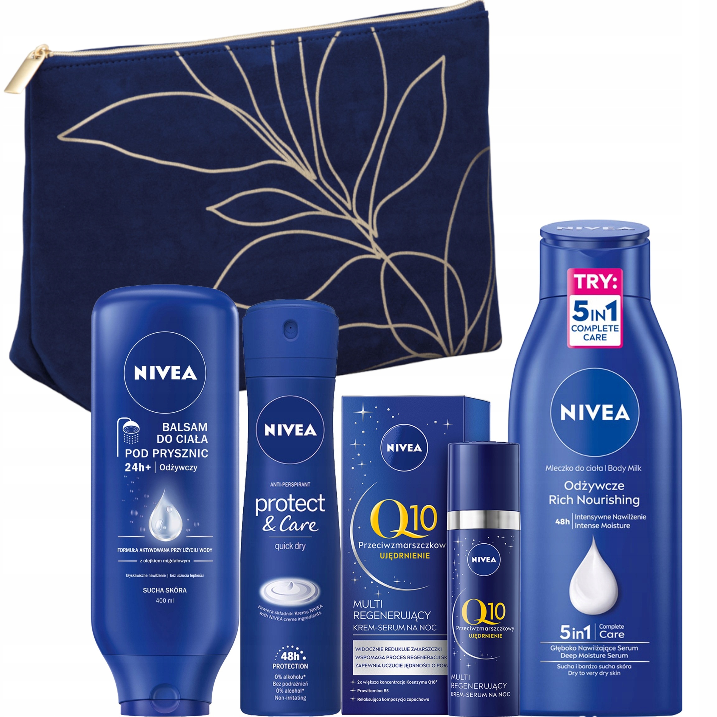 NIVEA CARE ZESTAW PREZENTOWY DLA KOBIET KOSMETYCZKA 14759044411