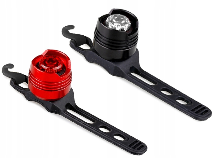 ZESTAW LAMPEK ROWEROWYCH DO ROWERU PRZÓD + TYŁ LED EAN (GTIN) 5901299950081