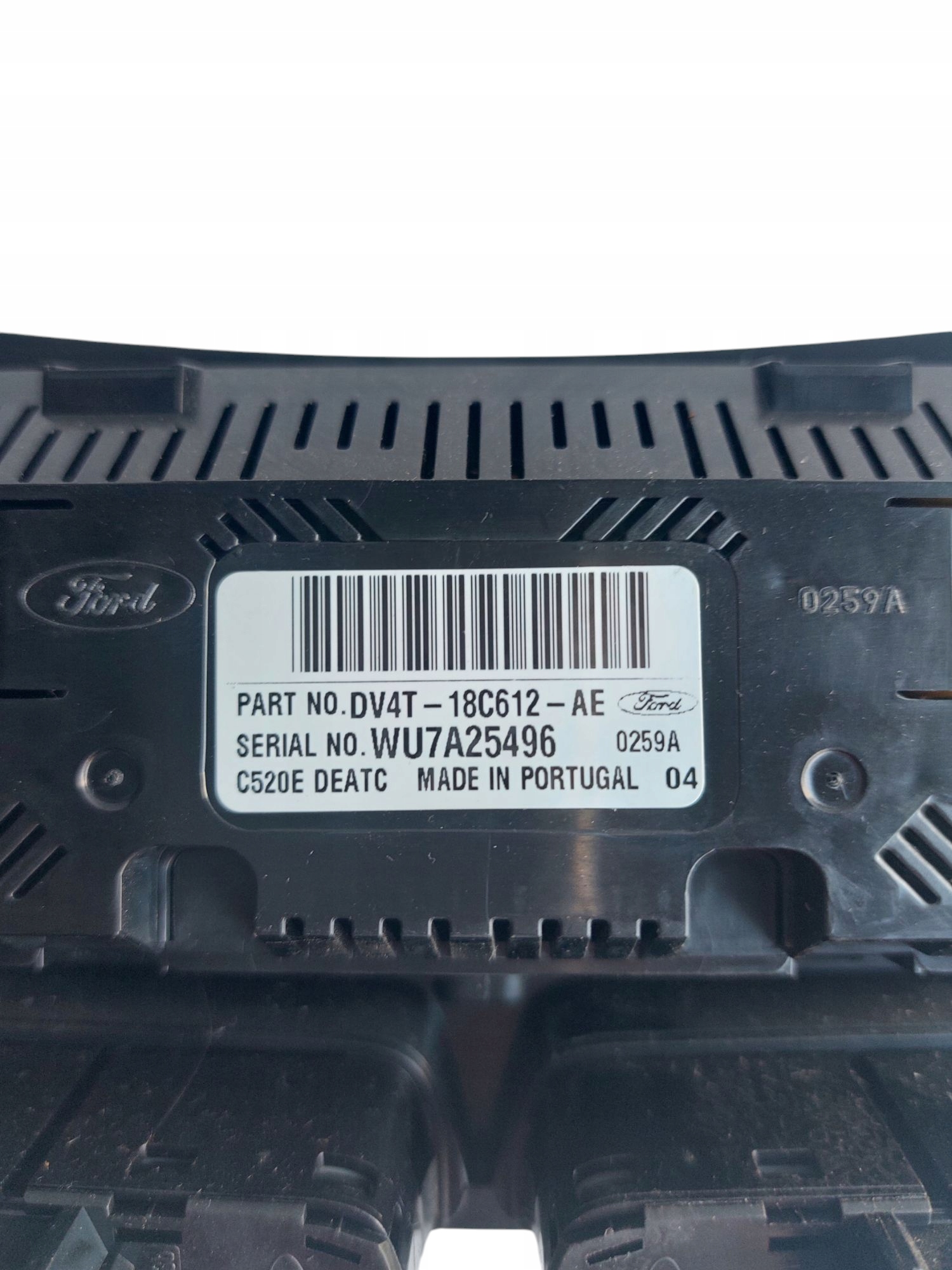 Unite commande clima FORD KUGA MK2 DV4T-18C612-AE