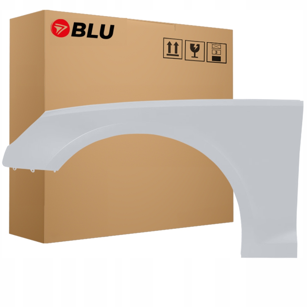 Blu Blatník Audi A4 B9 S4 LZ7G levý stříbrný 15-19 přední