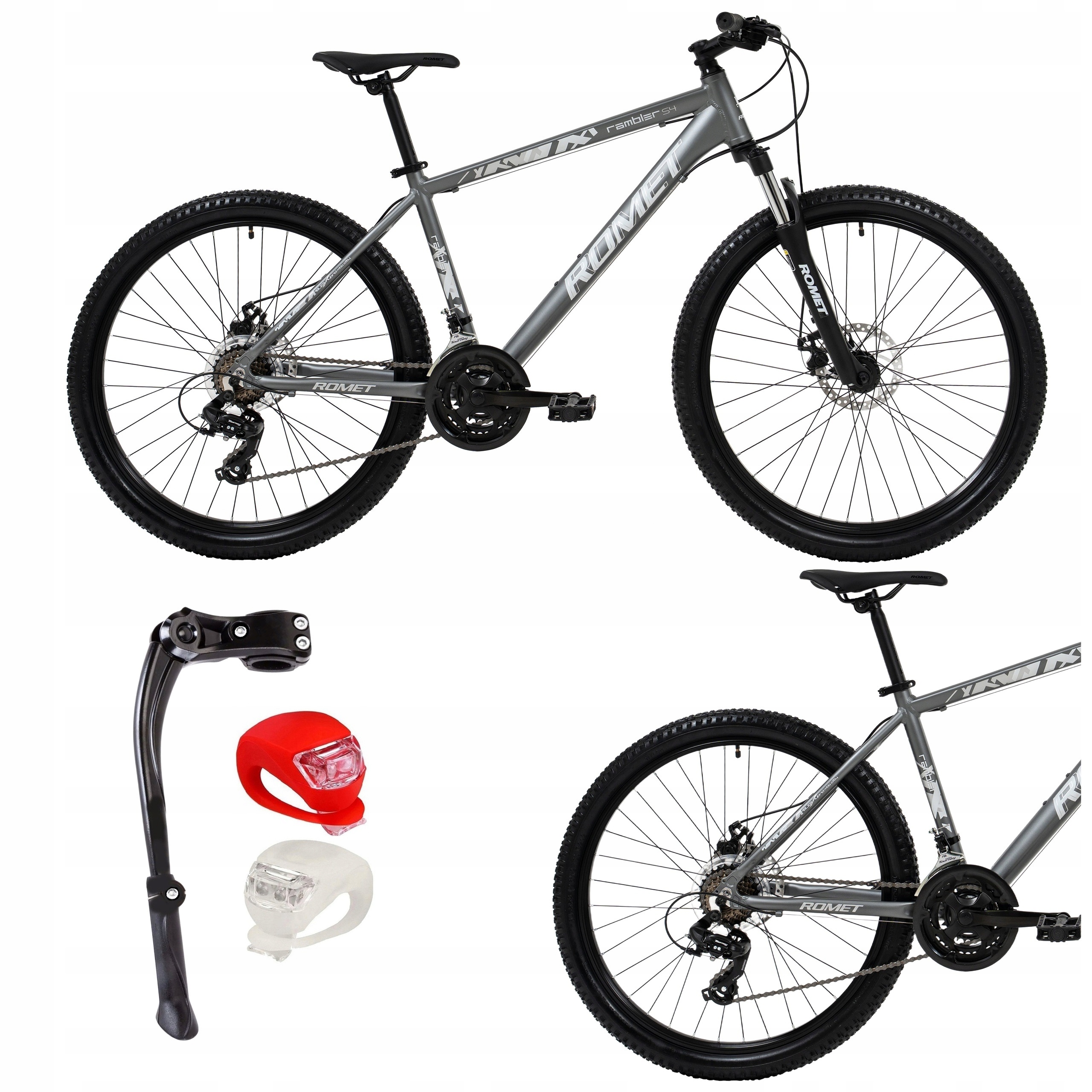 Rower Górski Mtb Romet Rambler S4 26 Shimano Alu Hamulec Tarczowy Rama 14"