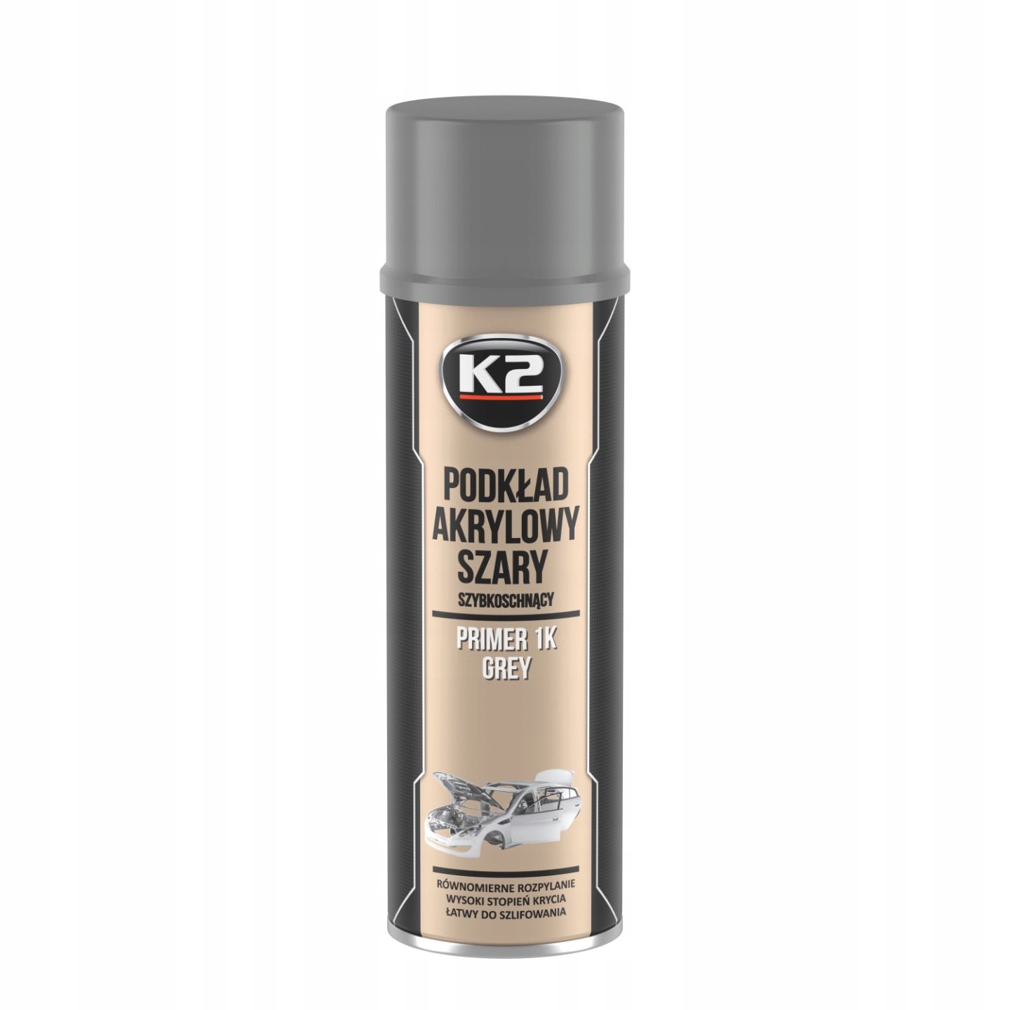 

Szybkoschnący podkład akrylowy szary K2 500 ml