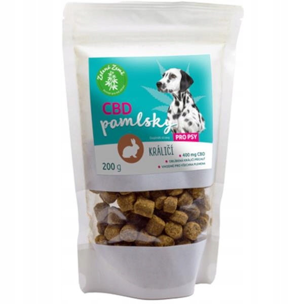 Cbd pamlsky pro psy králičí 200g