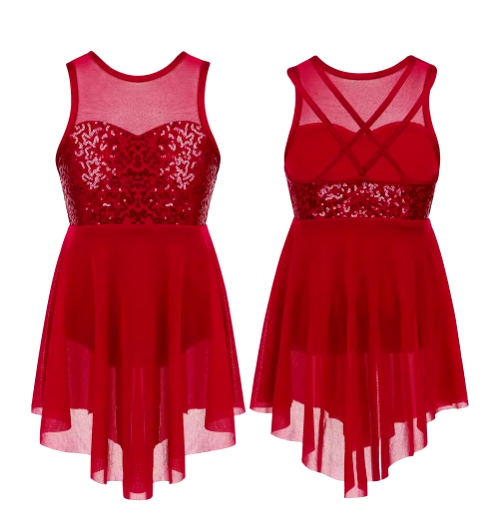 Strój Sukienka Body Sukienka Tutu Do Tańca 152 158 Nr 2289