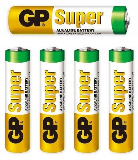 

Gp Baterie Alkaliczne R03 Aaa Value 5szt