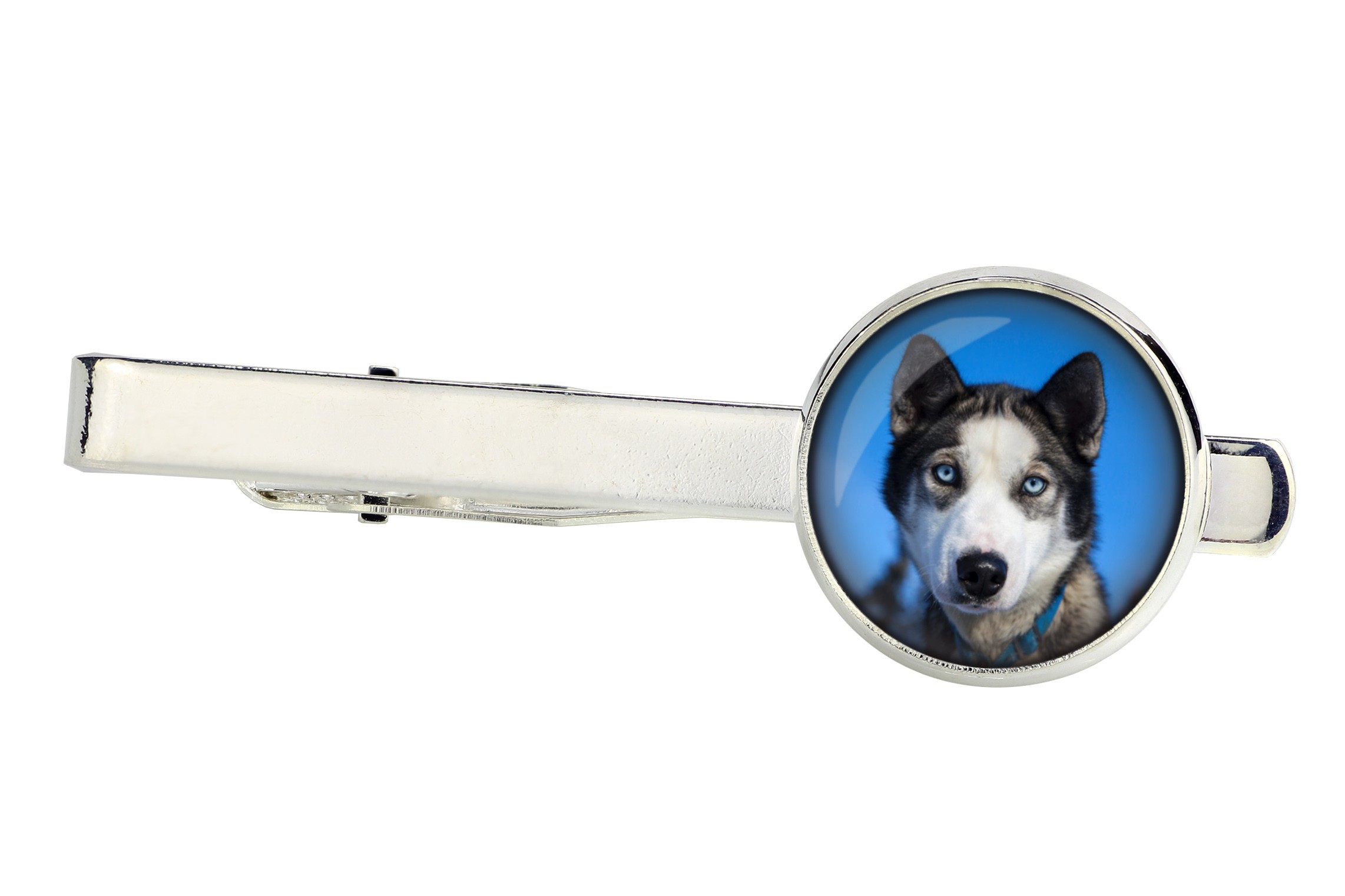 

Husky syberyjski Spinka do krawata Twoje zdjęcie