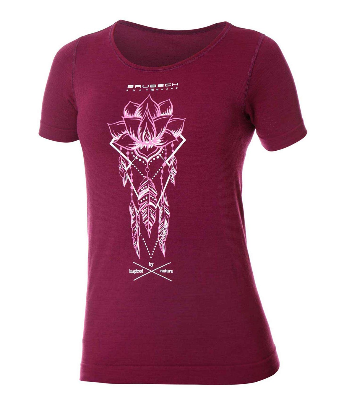 Damska Koszulka Termoaktywna Merynos T-shirt Oddychający Brubeck Outdoor -s