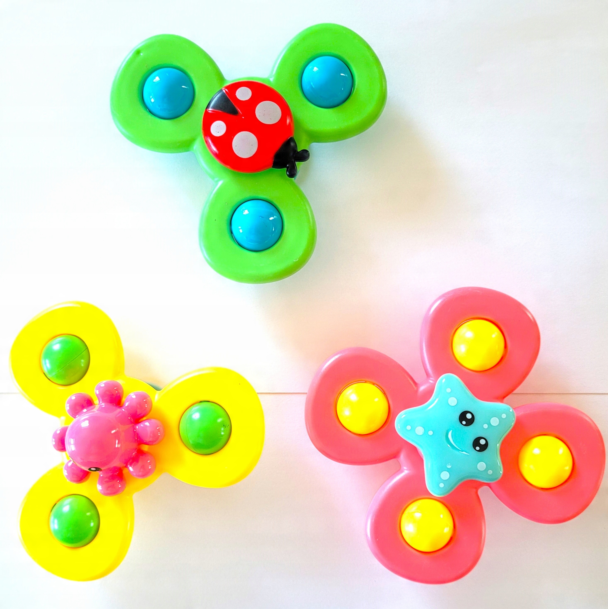 

Spinner Przyssawka na szybę niemowlak dzieci 3szt